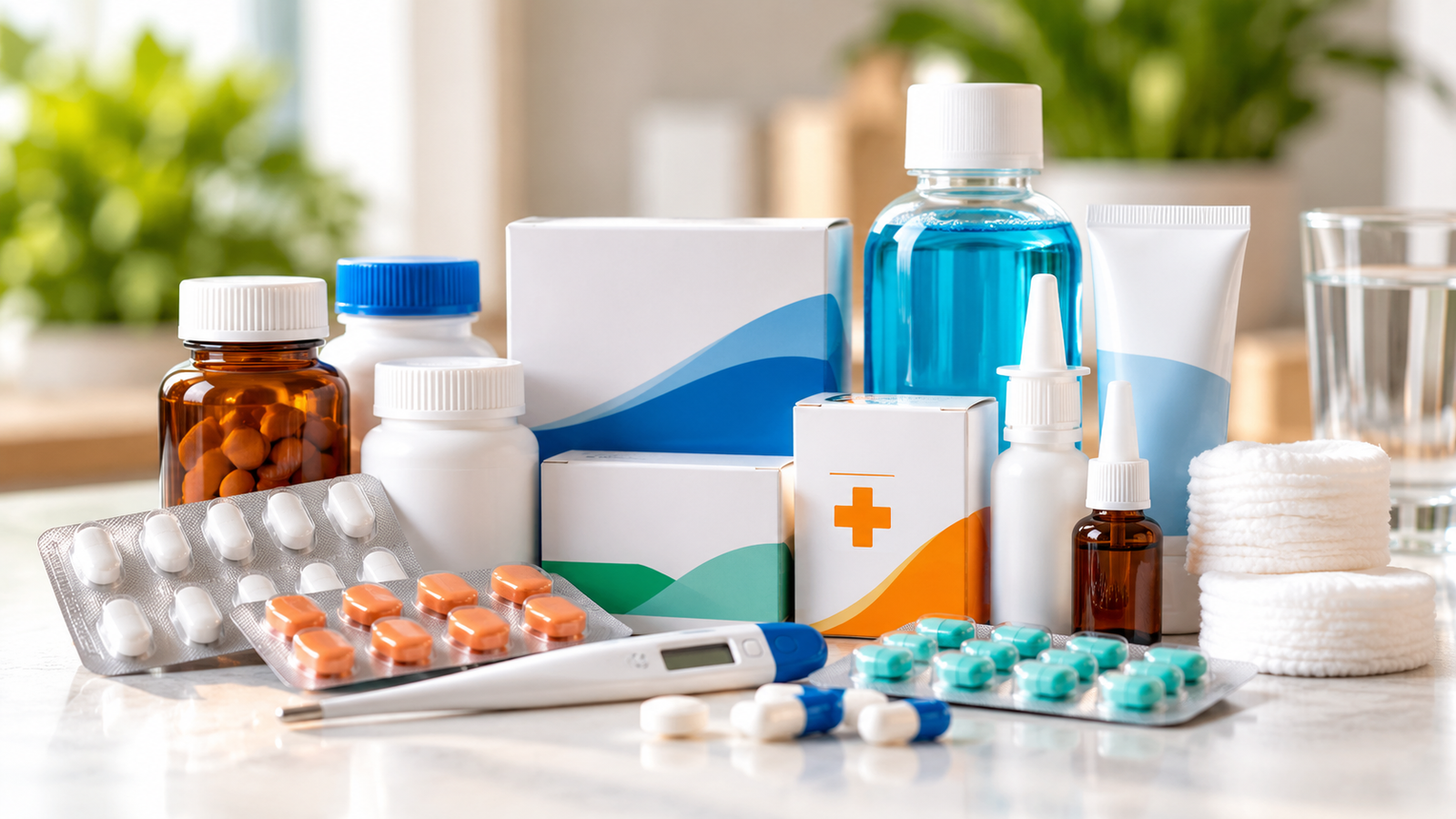 Prescription and OTC healthcare essentials